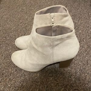 Tan ankle boots